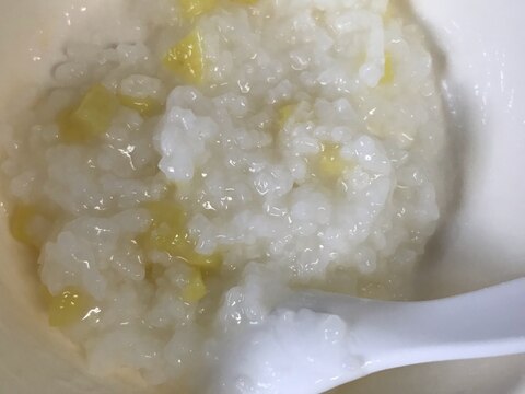 離乳食 とろとろさつまいもがゆ